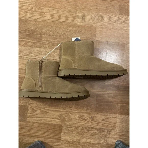 Universal Thread Women's May Faux Suede Booties Tan Size 9 Memory Foam New - Picture 10 of 16